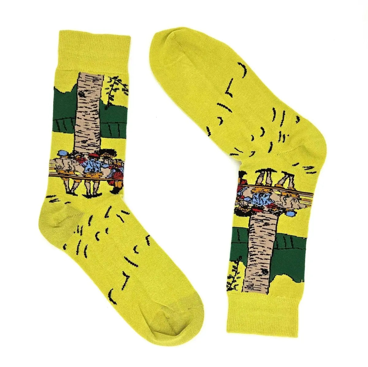 Oddlysocks Ekologiska Strumpor | Carl Larsson | Frukost under stora björken - TJÅKKO