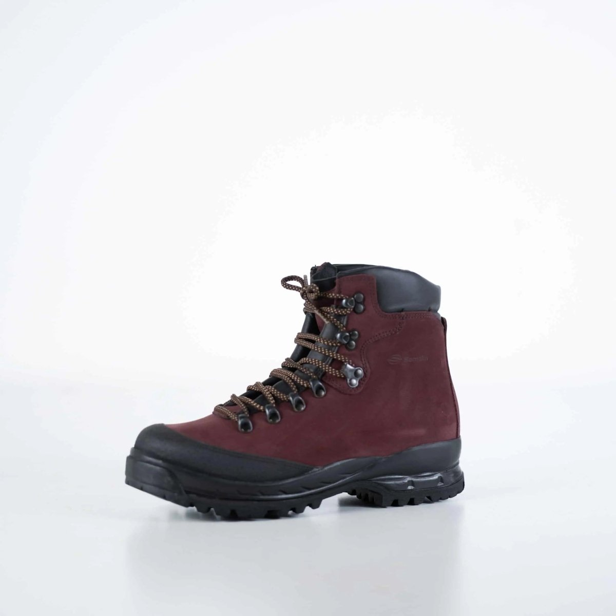 Samelin | TJÅKKO 553P Hiking Boots | Premium vandringskängor med Vibram - sula | Burgundy - TJÅKKO