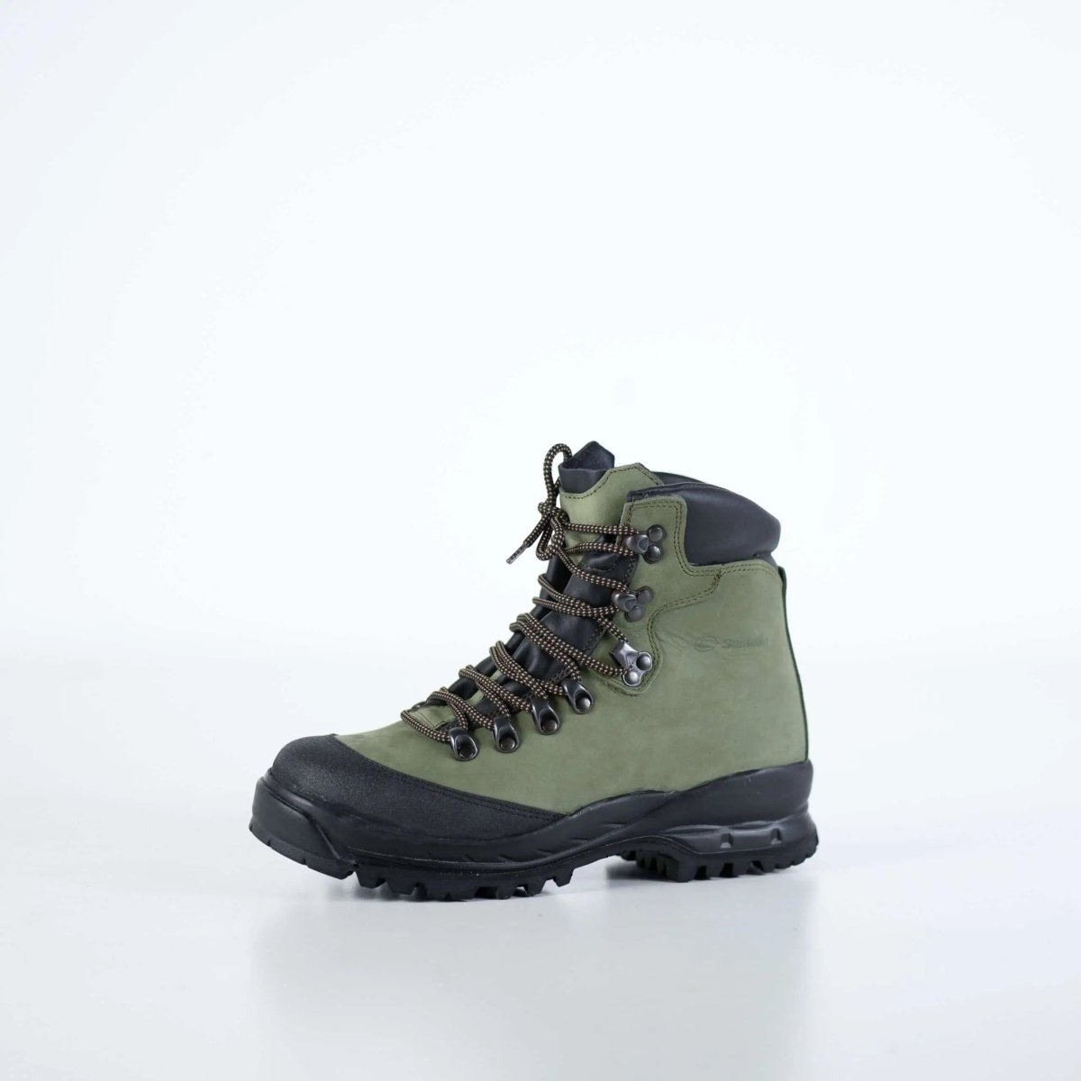Samelin | TJÅKKO 553P Hiking Boots | Premium vandringskängor med Vibram - sula | Skogsgrön - TJÅKKO