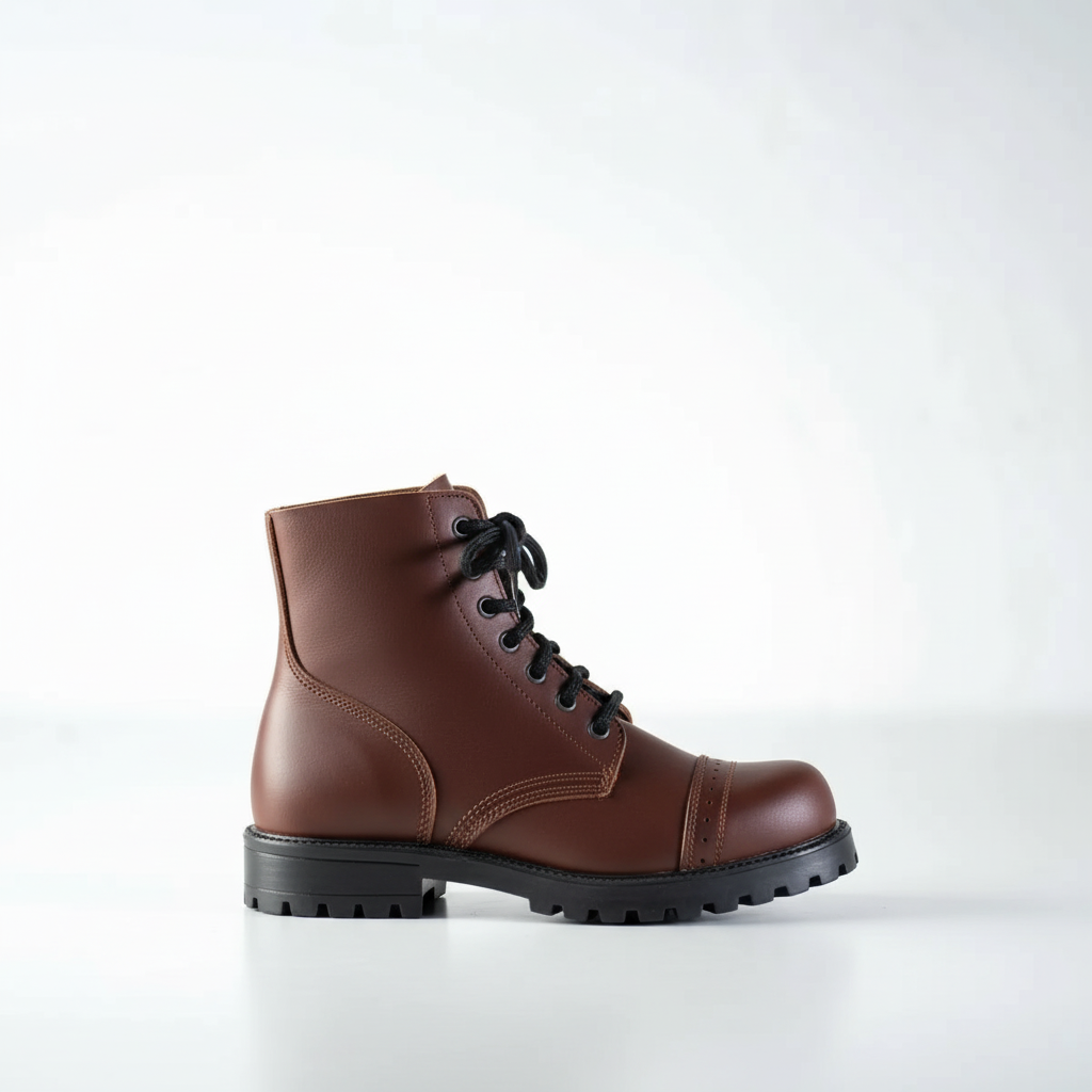 Samelin | Aviator 517 Brun | Halvhög känga