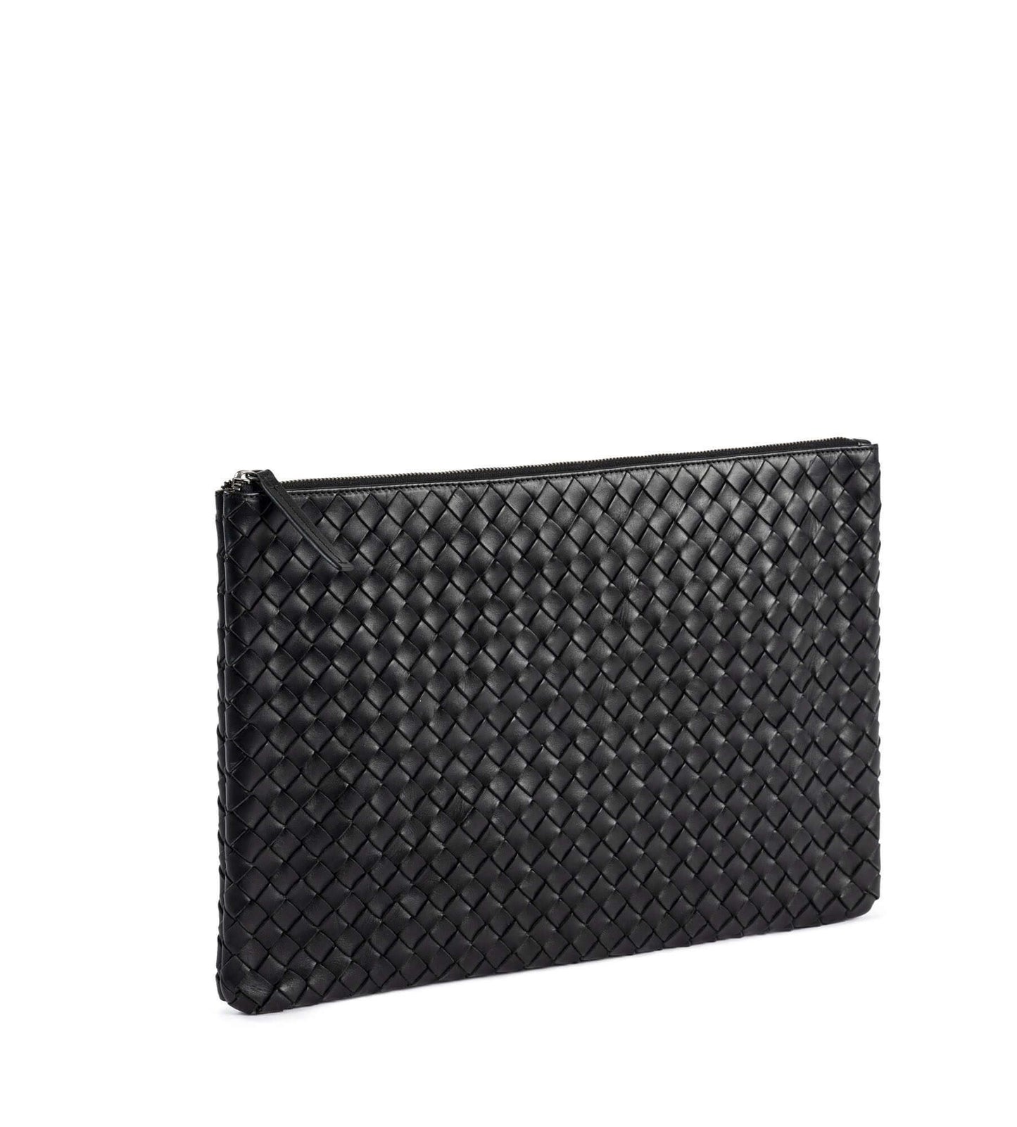 STRANNINGE Braided Computer Case 16 inch Halland Leather Manufacturing TJÅKKO Black