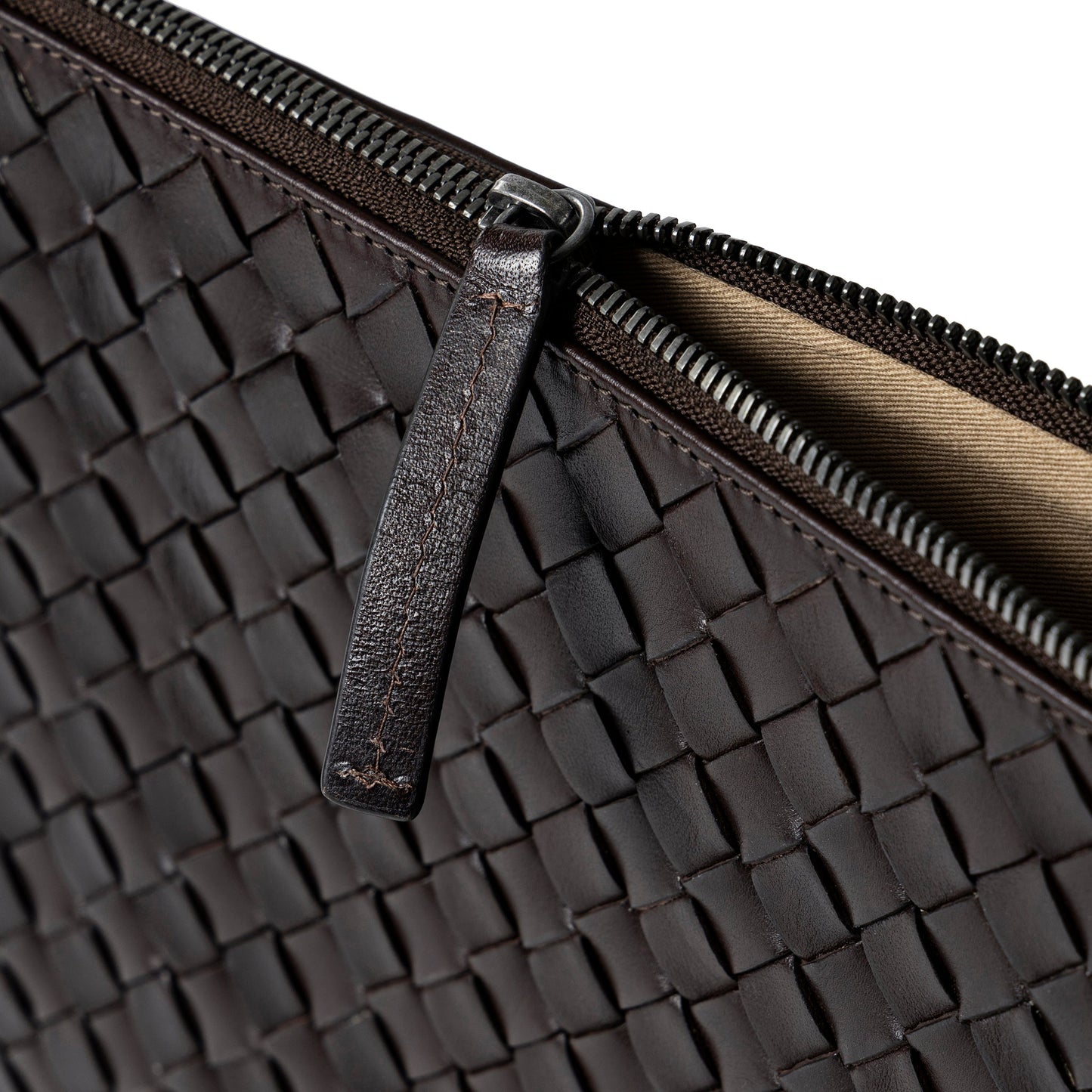 STRANNINGE Braided Computer Case 16 inch Halland Leather Manufacturing TJÅKKO