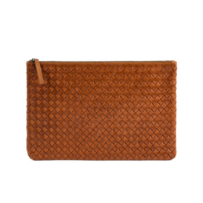 STRANNINGE Braided Computer Case 16 inch Halland Leather Manufacturing TJÅKKO