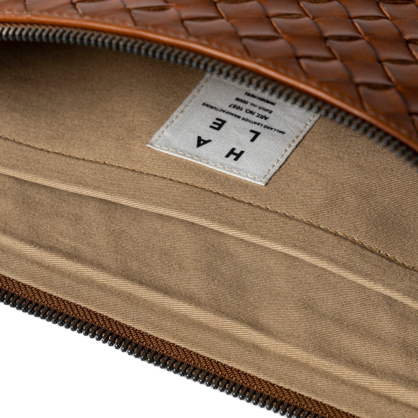 STRANNINGE Braided Computer Case 16 inch Halland Leather Manufacturing TJÅKKO