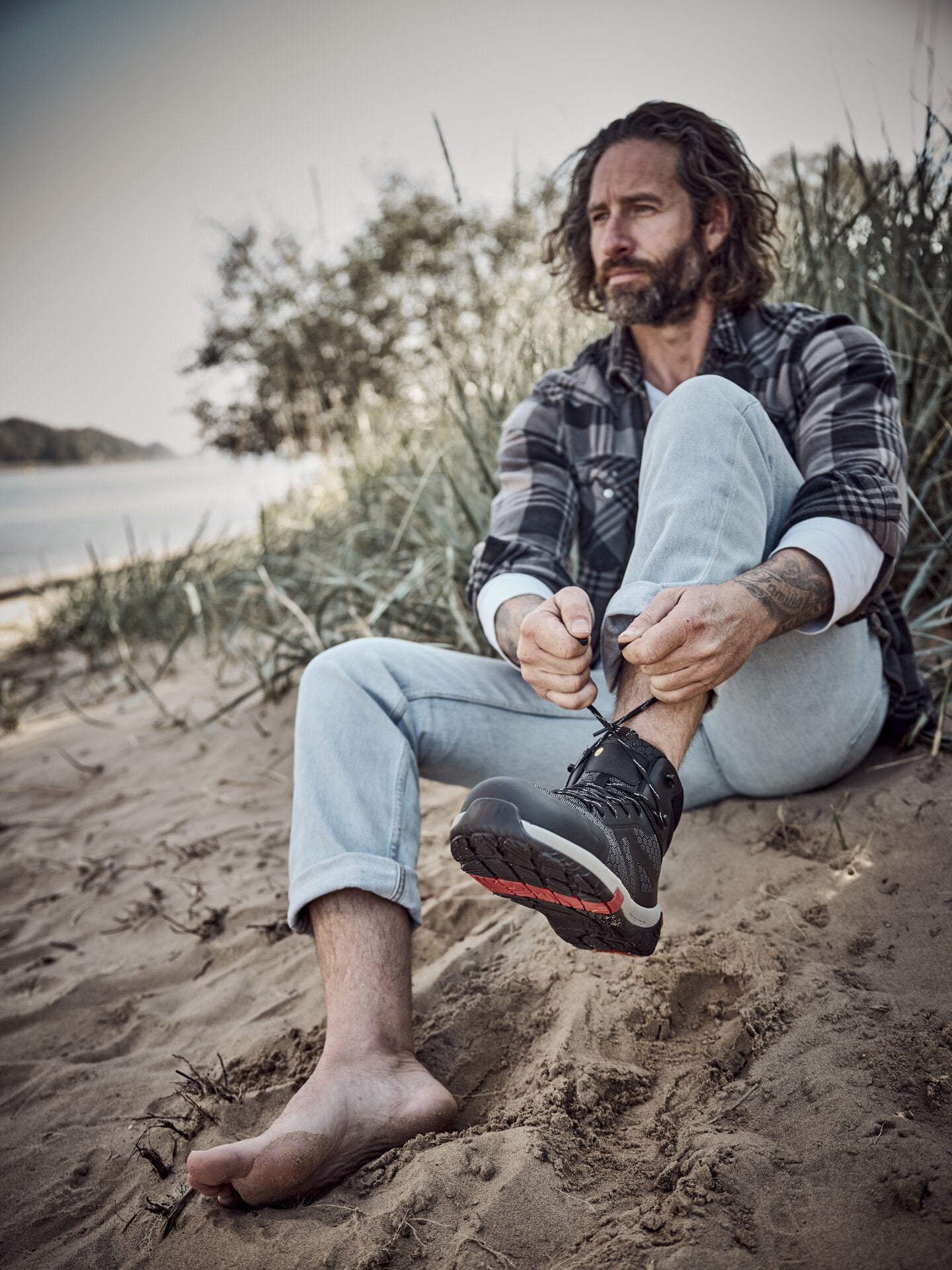 BAAK | Pegasus Känga S3S |  Barfota säkerhetskänga med aluminium tåskydd BAAK TJÅKKO