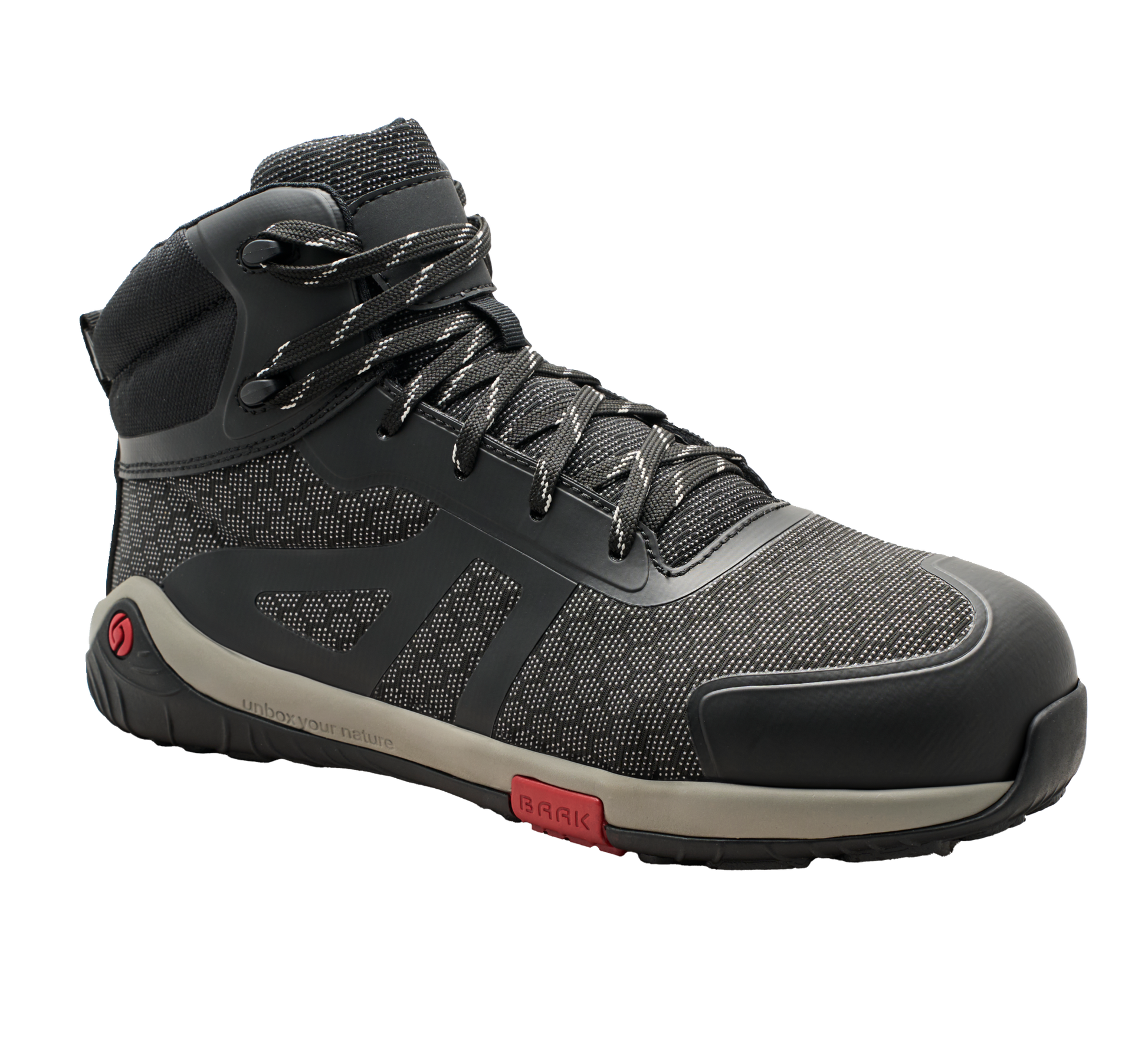 BAAK | Pegasus Känga S3S |  Barfota säkerhetskänga med aluminium tåskydd BAAK TJÅKKO