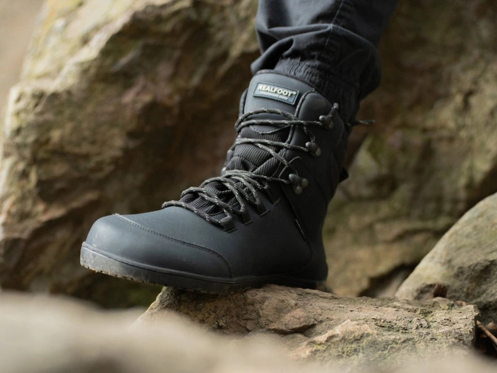 Realfoot Trekker High | Hög Barfotasko Känga