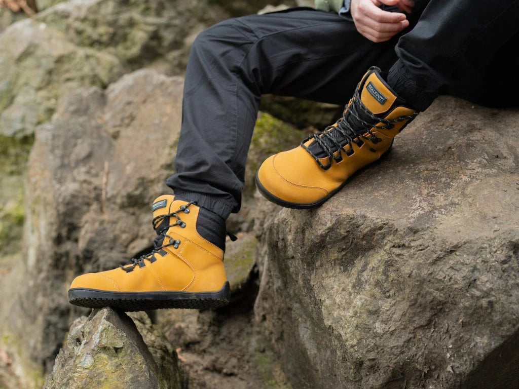 Realfoot Trekker High | Hög Barfotasko Känga