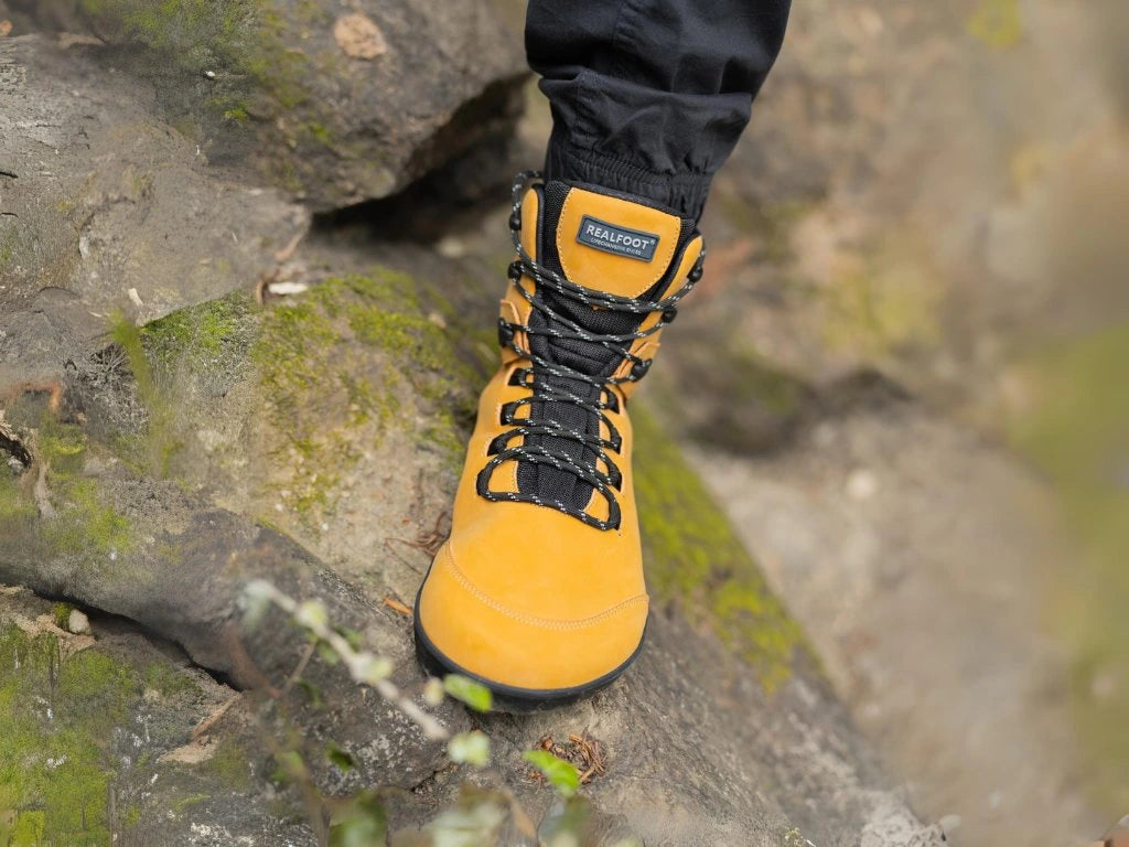 Realfoot Trekker High | Hög Barfotasko Känga