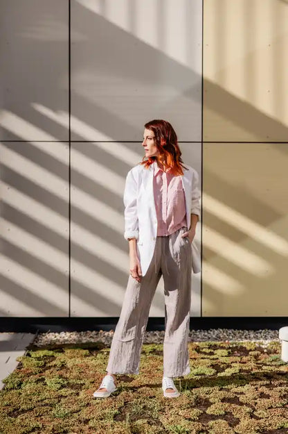 Shapen | Charm | Sneakers med glitter och läder