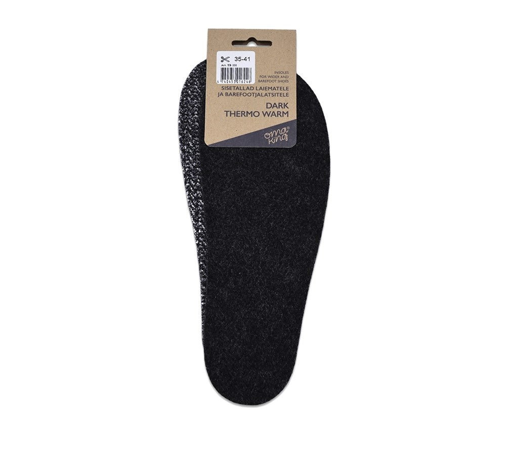 OmaKing | Svarta thermo-sulor | Dark Thermo Warm OmaKing TJÅKKO