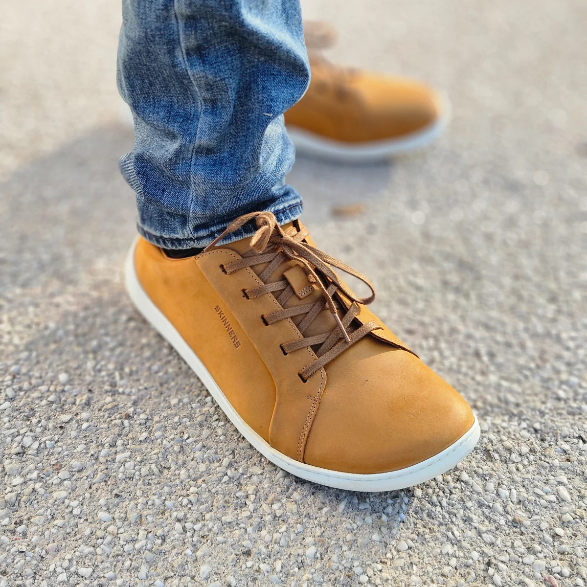 Skinners | Moonwalker | Minimalistisk lädersneaker Skinners TJÅKKO