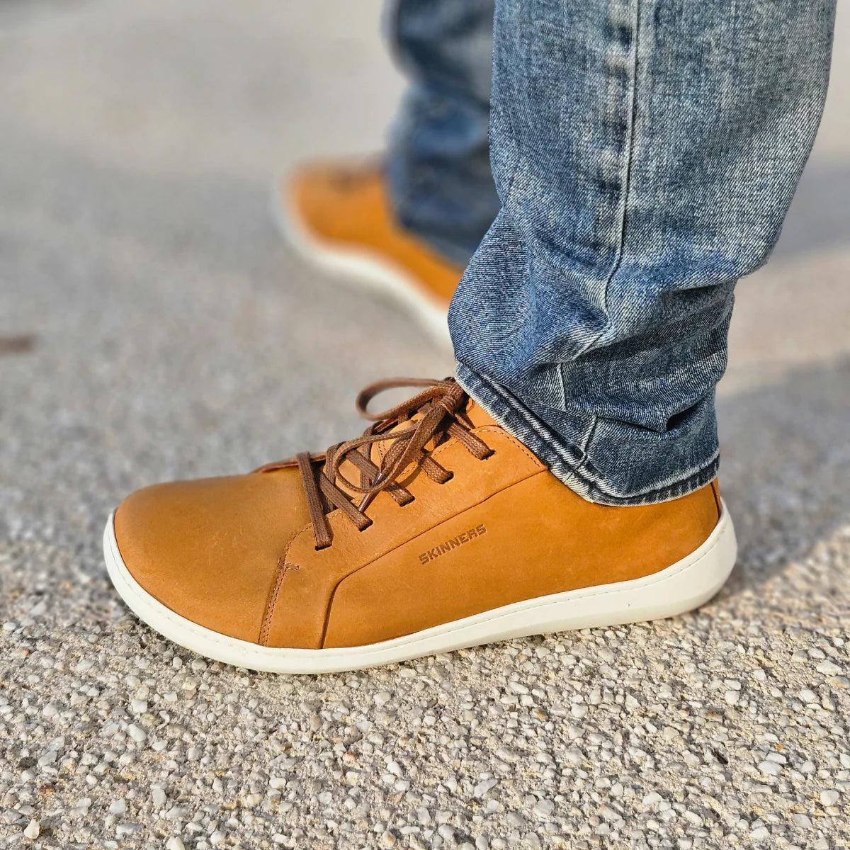 Skinners | Moonwalker | Minimalistisk lädersneaker Skinners TJÅKKO