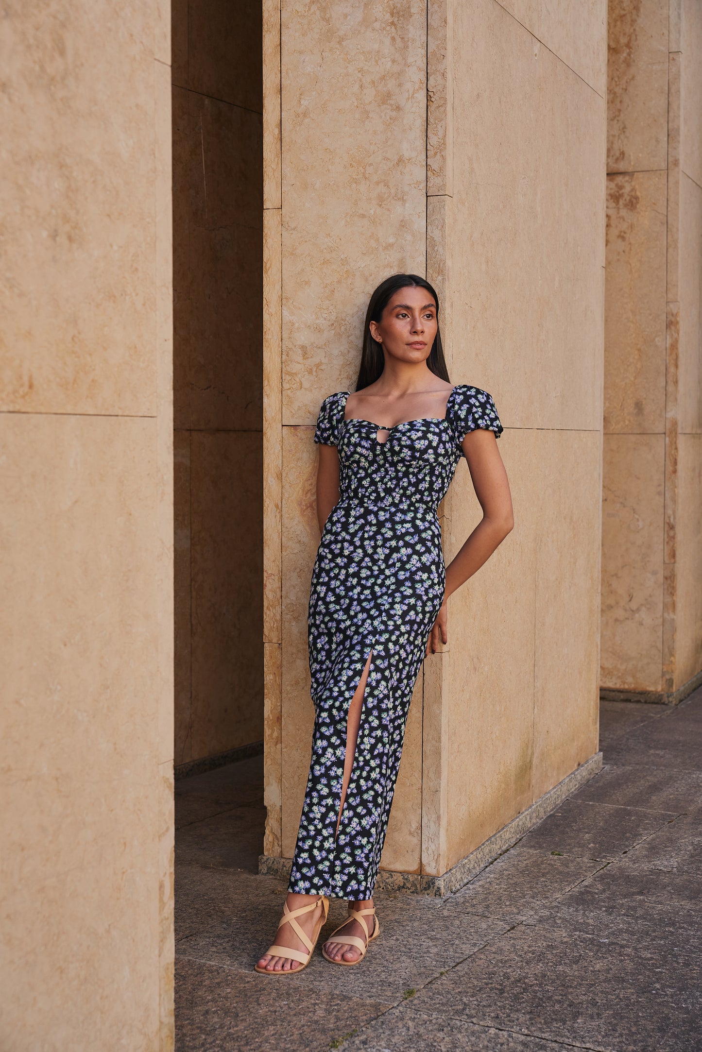 Shapen | Calla | Sandal i vegetabiliskt garvat läder