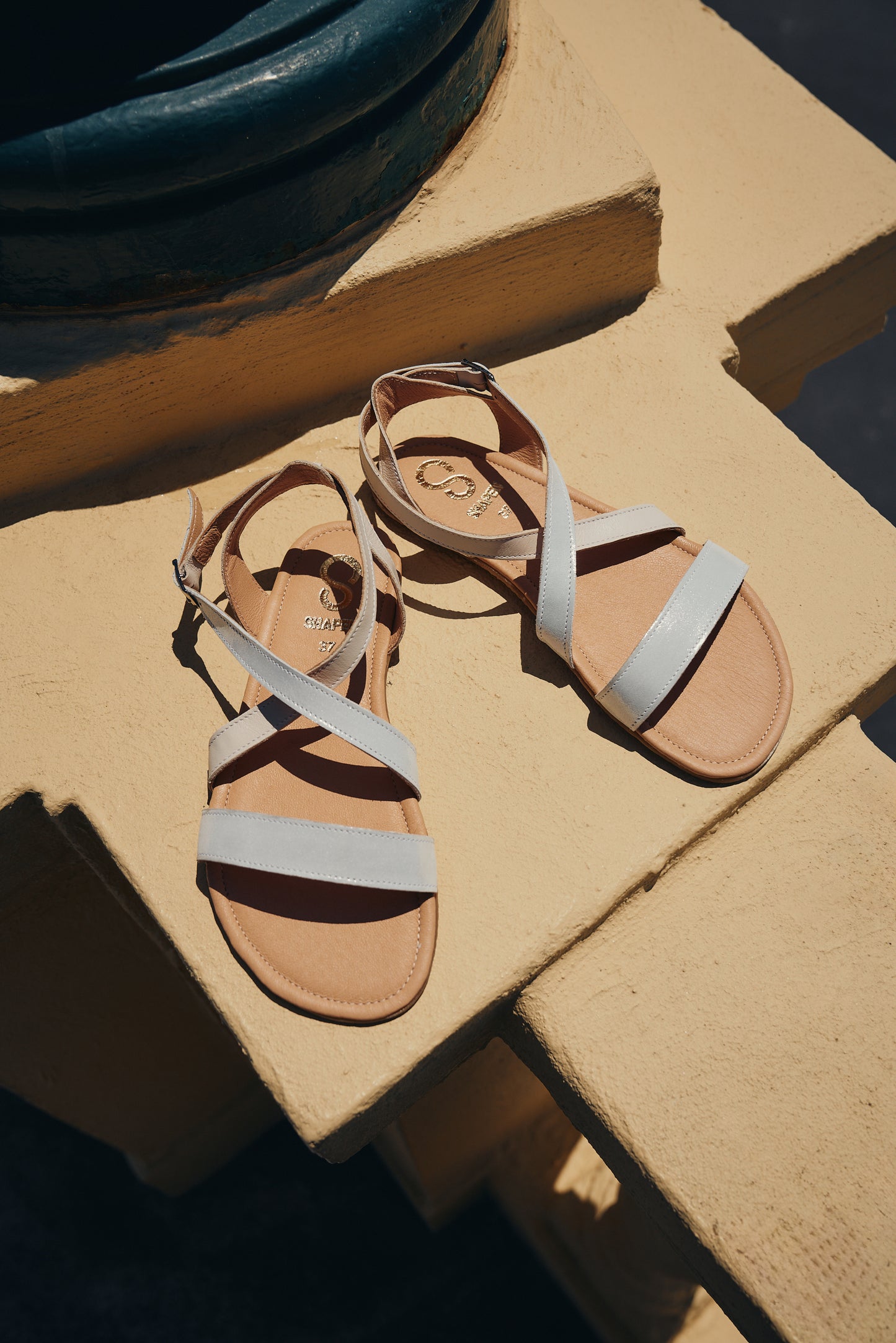 Shapen | Calla | Sandal i vegetabiliskt garvat läder