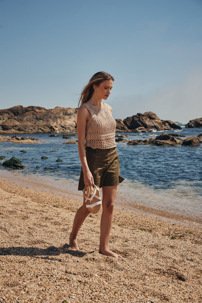 Shapen | Calla | Sandal i vegetabiliskt garvat läder