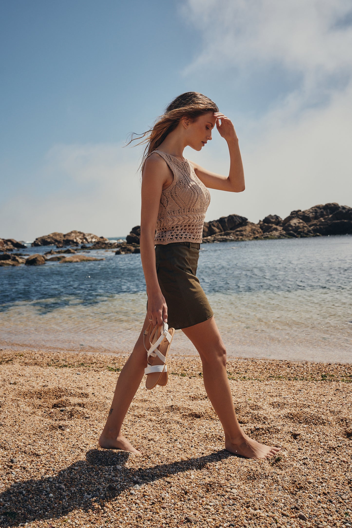 Shapen | Calla | Sandal i vegetabiliskt garvat läder