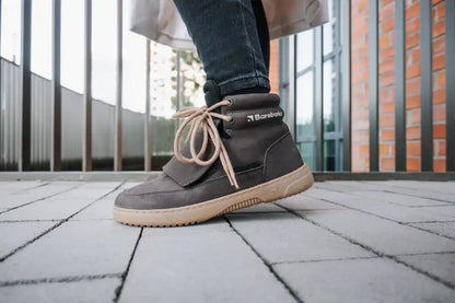 Barebarics | Blizzard | Höga barfotasneakers med nubuckläder Barebarics TJÅKKO