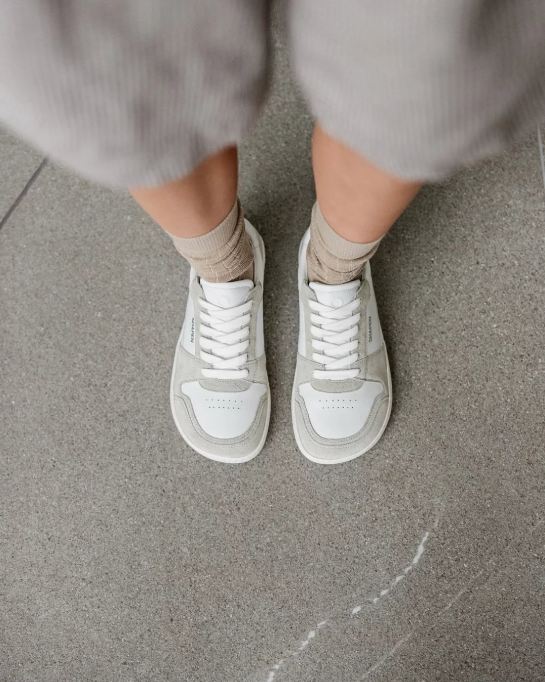 Shapen | RE:WIND | Retro Sneakers i läder Shapen TJÅKKO