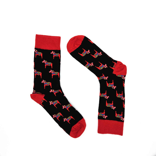 Oddlysocks Mönstrade strumpor | Dalahäst