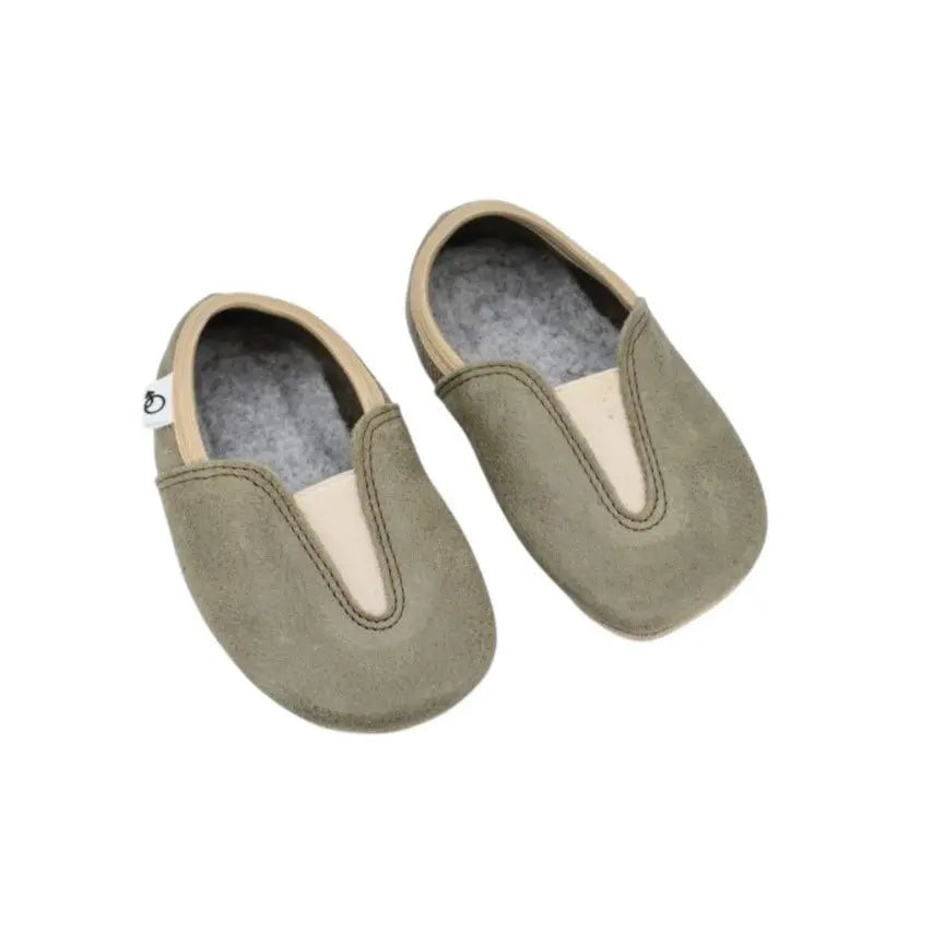 Punsa Kids | Minifot | Barfotasandaler - Olivgrön - TJÅKKO