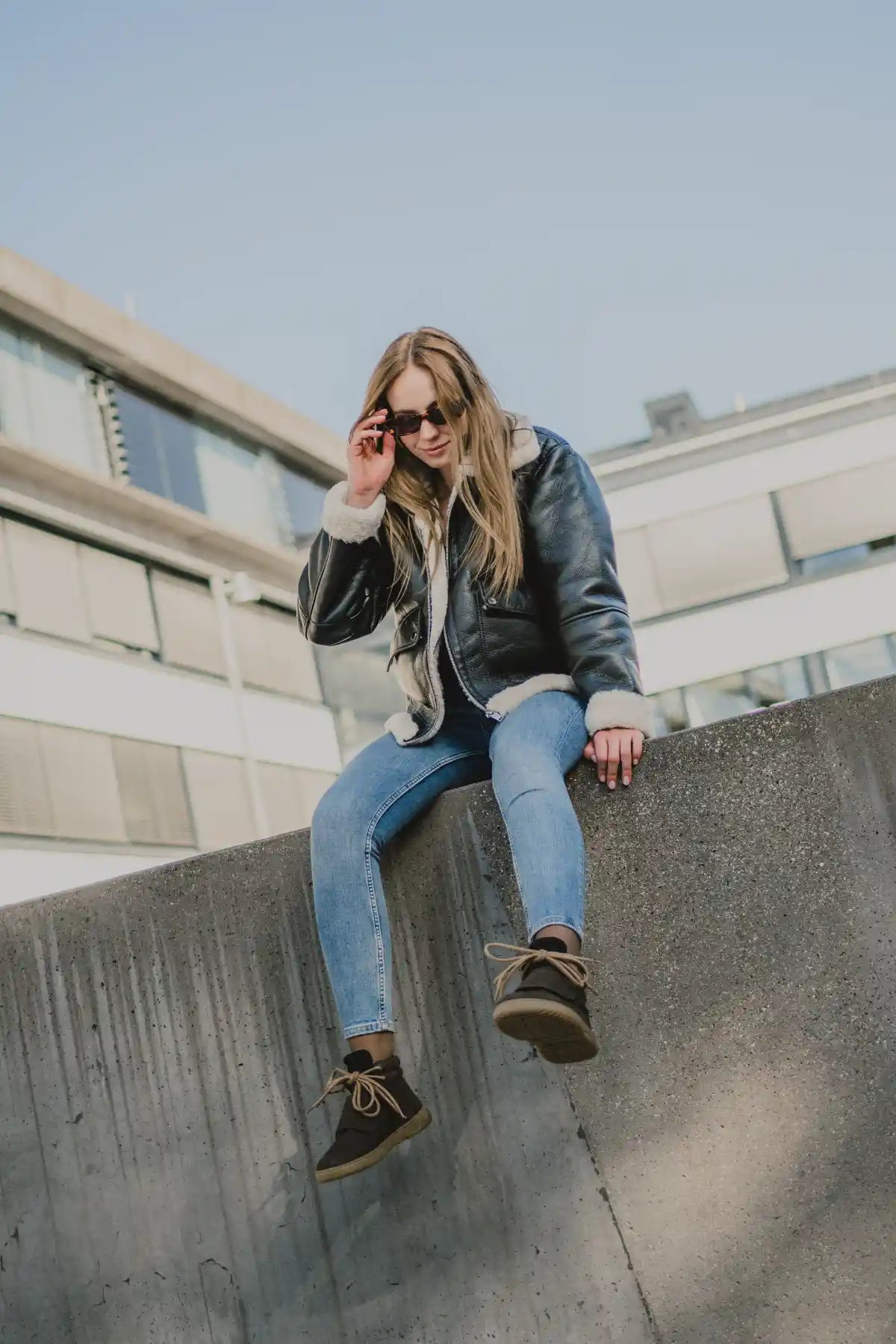 Barebarics | Blizzard | Höga barfotasneakers med nubuckläder Barebarics TJÅKKO