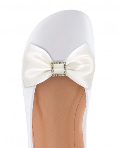 Shapen | Skodekoration | Rosett i satin med strass Shapen TJÅKKO