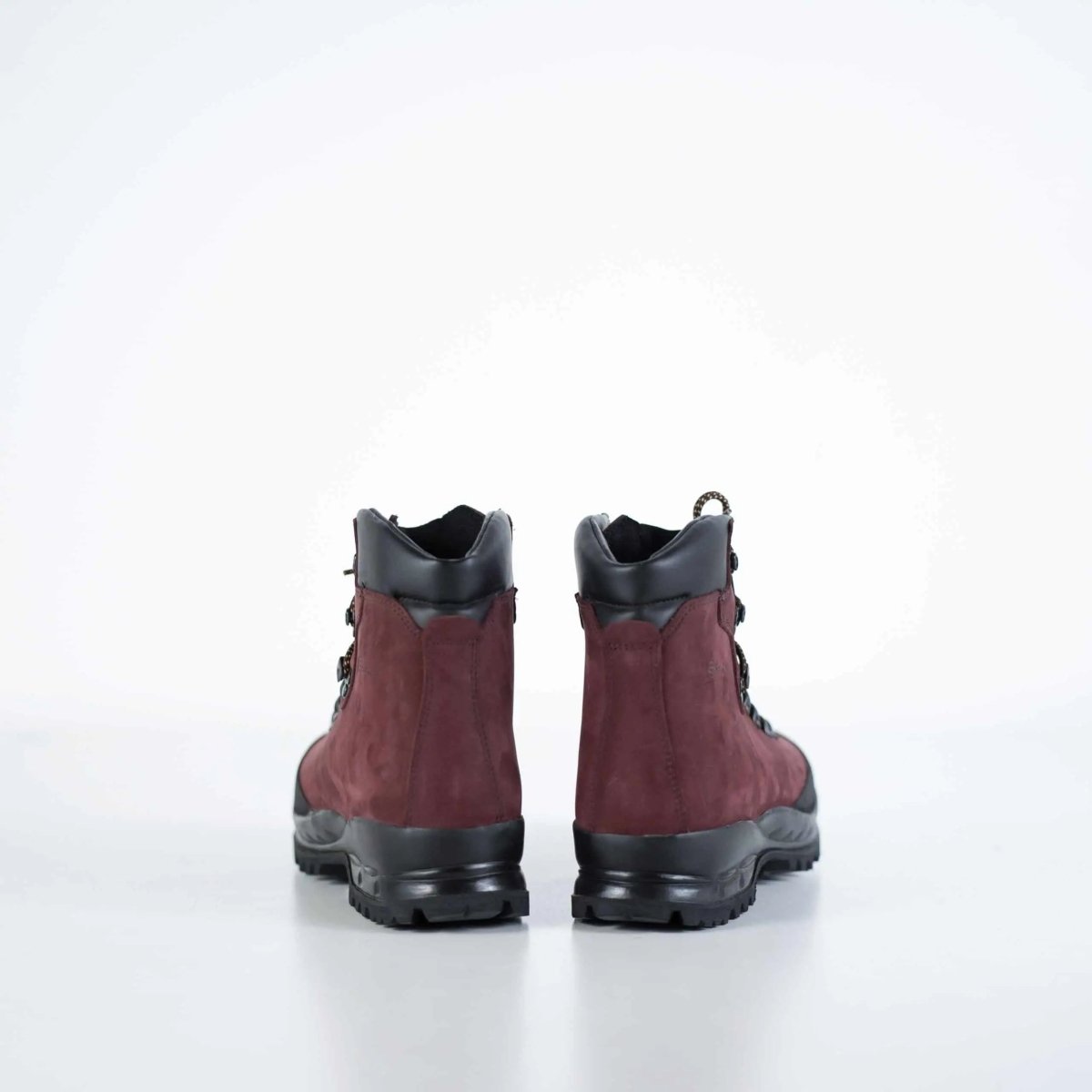 Samelin | TJÅKKO 553P Hiking Boots | Premium vandringskängor med Vibram - sula | Burgundy - TJÅKKO
