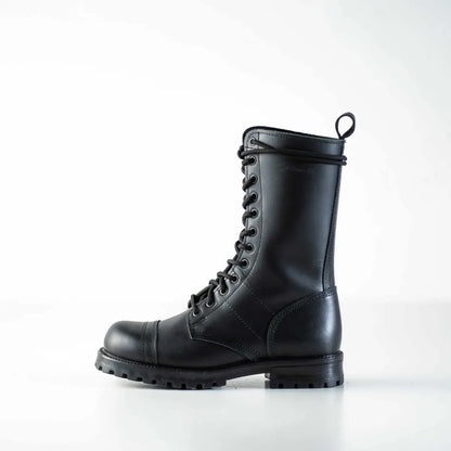 Samelin | TJÅKKO Aviator 516 | Svart | Hög läderkänga för stad och natur - TJÅKKO