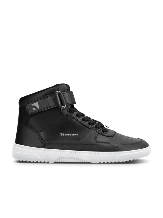 Barebarics | Zing High Top | Klassiska höga sneakers i läder Barebarics TJÅKKO Svart / 47